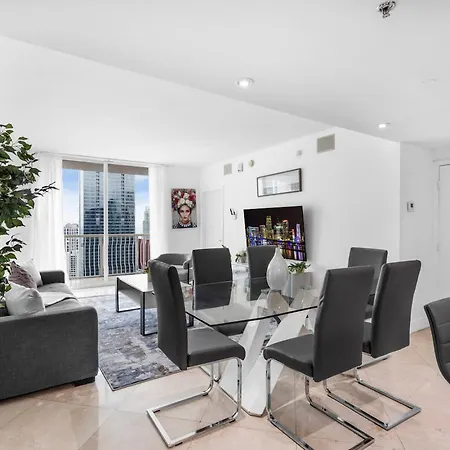 Spacious 2 Bed Unit In Brickell With Free Parking Miami Extérieur photo